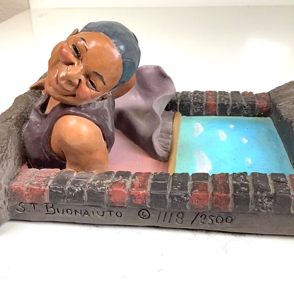 A Little Company Shelley & Michael Buonaiuto Blue Sky Window Sculpture 1118/2500 - Picture 13 of 15